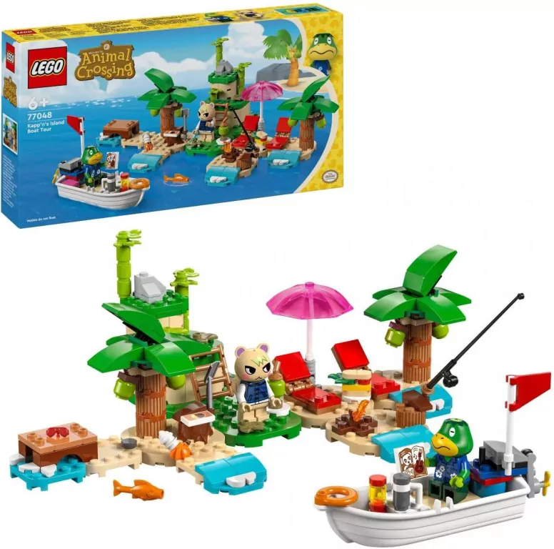 LEGO® Animal Crossing. Kappn i rejs dookoła wyspy. 77048 - tantis.pl