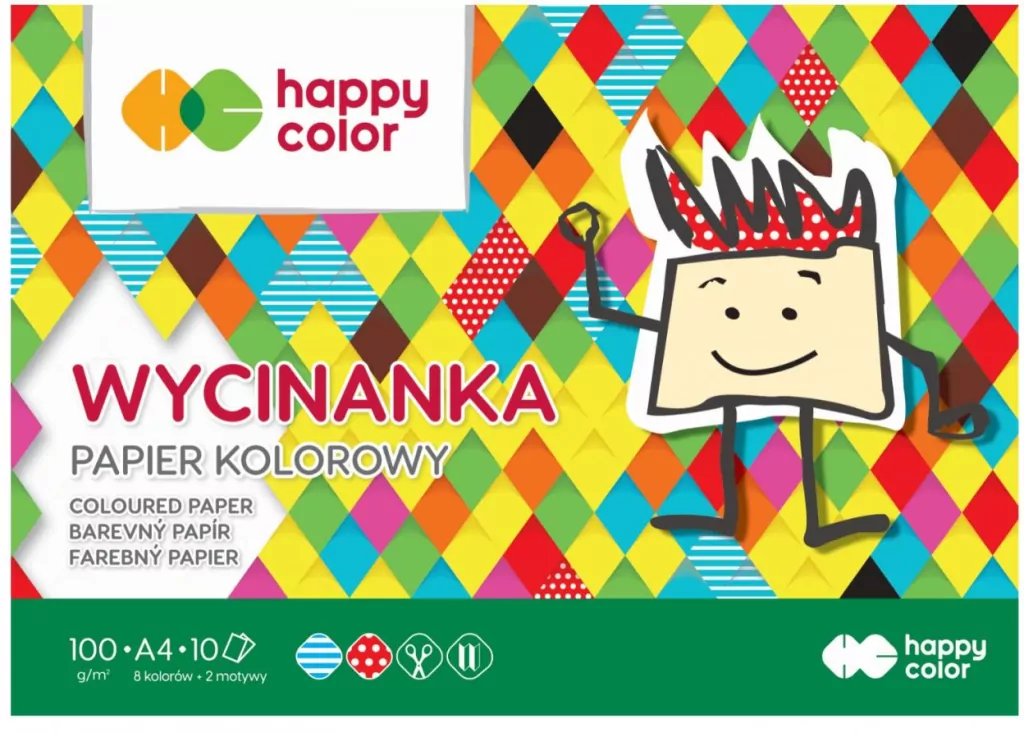Blok Wycinanka A4 HAPPY COLOR - tantis.pl