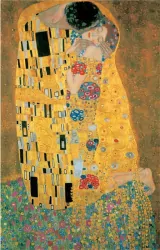 Puzzle 1000. Metalizowane Klimt, Pocałunek