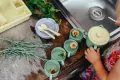 Zabawka zestaw kawowy z bioplastiku 15 części - tantis.pl