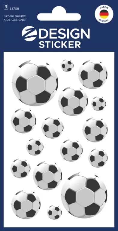 Naklejki papierowe Z Design Football - tantis.pl