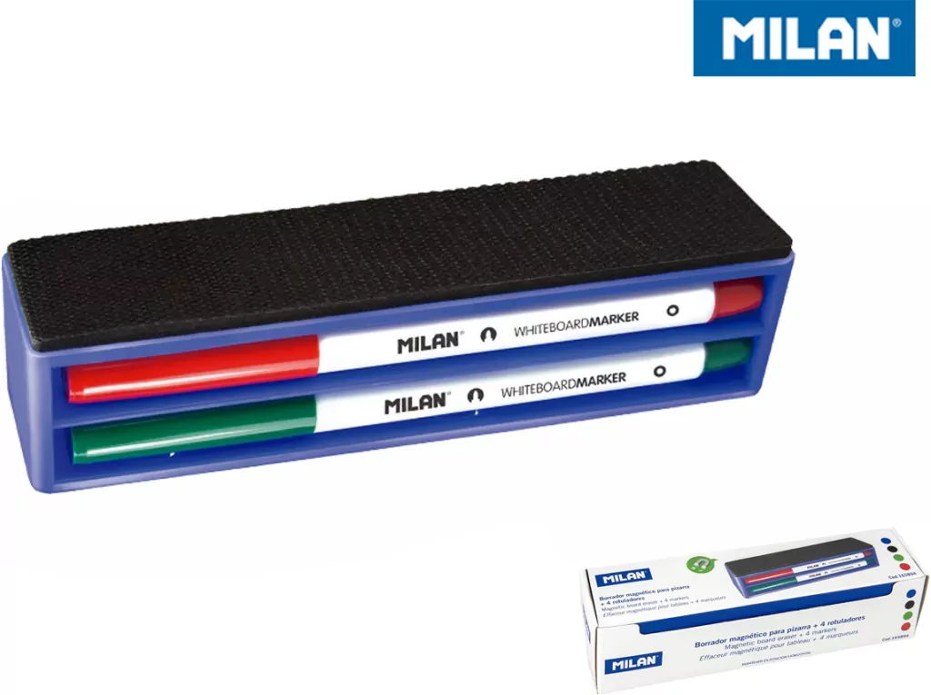Marker do tablic 4 kolory z gąbką - tantis.pl