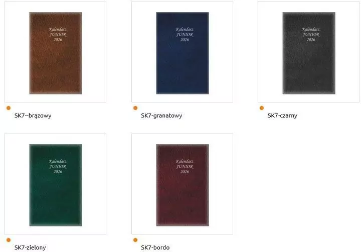 Kalendarz 2023 kieszonkowy Junior SK7 MIX - tantis.pl