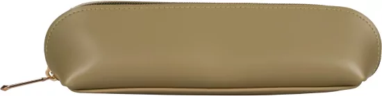 Piórnik na suwak khaki