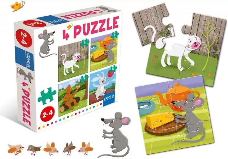 Puzzle z Myszką - tantis.pl