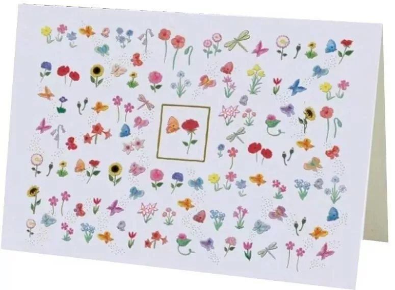 Karnet B6 + koperta Kwiatuszki - tantis.pl