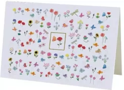 Karnet B6 + koperta Kwiatuszki