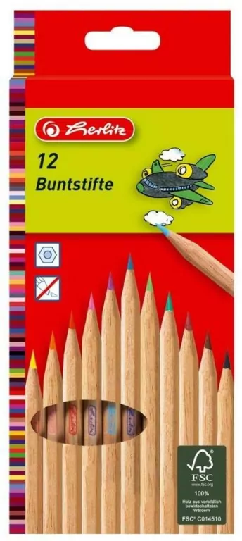 Kredki natura, 12 kolorów - tantis.pl