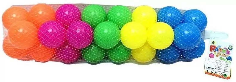 Zestaw 30 piłeczek do suchych basenów 6,5cm - tantis.pl