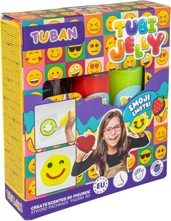 Zestaw Tubi Jelly Emotki 3 kolory - tantis.pl