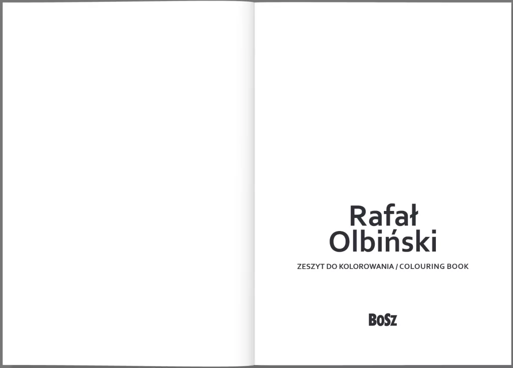 Rafał Olbiński. Zeszyt do kolorwania - tantis.pl