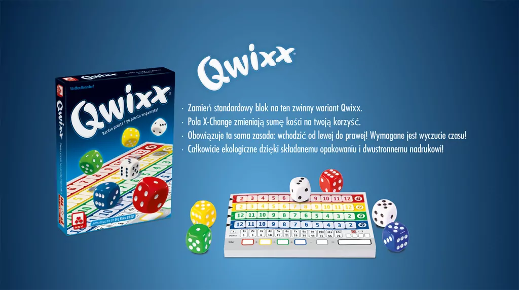 Gra kościana Qwixx - tantis.pl