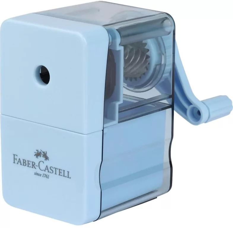 Temperówka na korbkę Sky Blue FABER CASTELL - tantis.pl