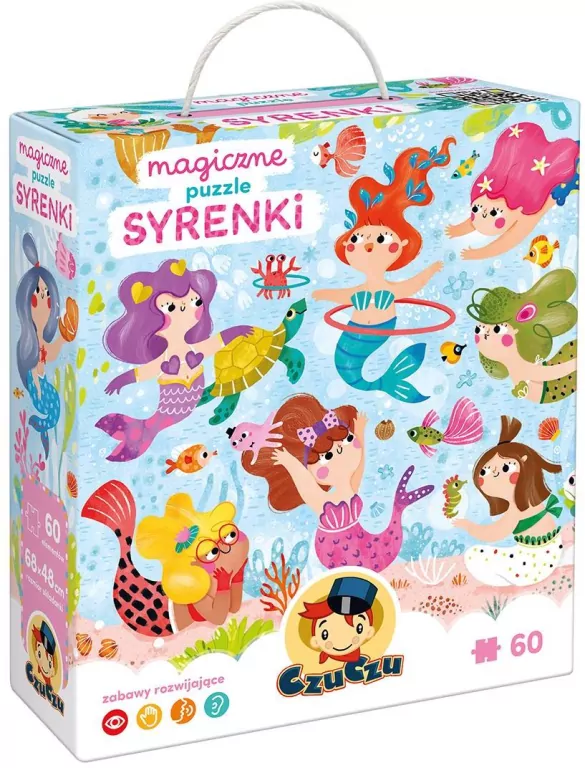 CzuCzu. Syrenki. Magiczne puzzle. 4+ - tantis.pl
