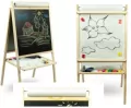 Tablica magnetyczna dwustronna drewniana - tantis.pl