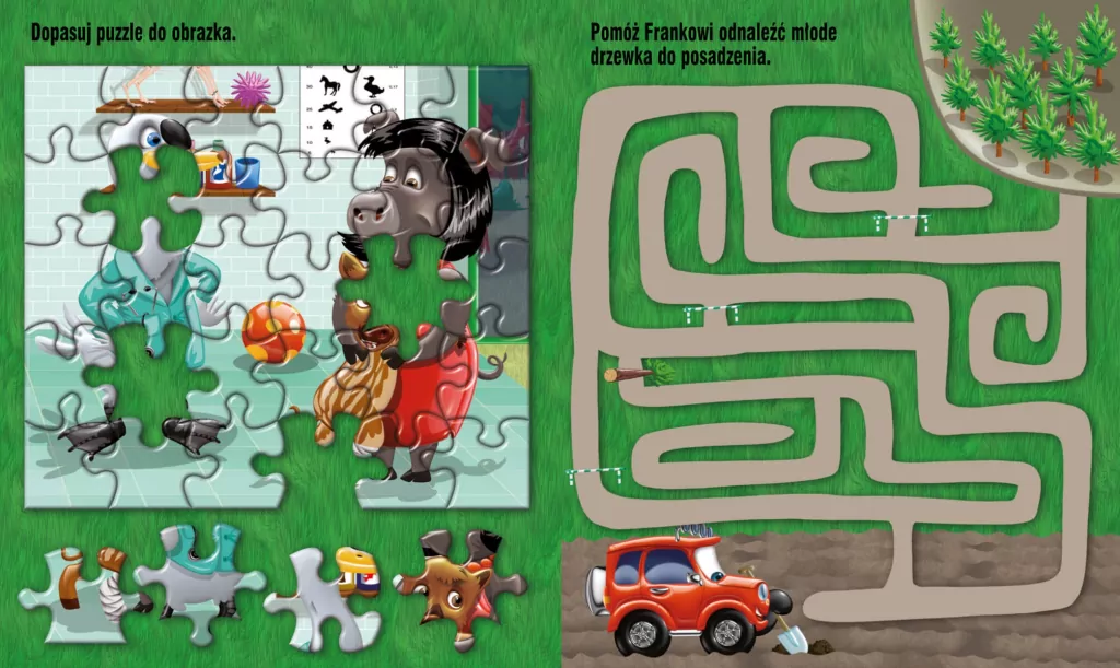 U leśniczego. Samochodzik Franek - tantis.pl