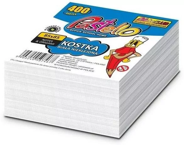 Kostka nieklejona ECO 85x85x35mm biała - tantis.pl