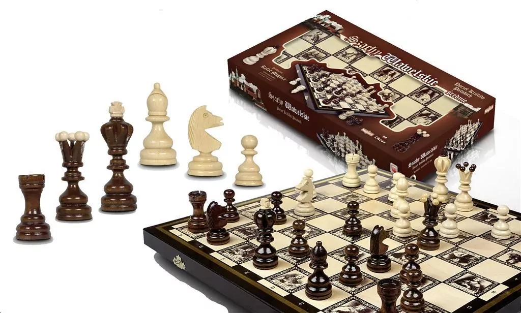 Szachy duże królewskie. Poczet królów Polskich. MAGIERA - tantis.pl