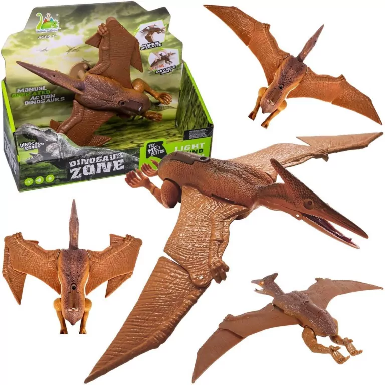 Dinozaur pterodaktyl z głosem i światłem - tantis.pl