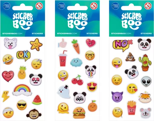 Naklejki Minisy 6x12, mix