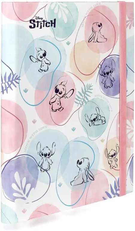 Teczka A4 przestrzenna z gumką Disney Fashion Stitch wzór 1 - tantis.pl
