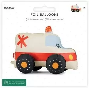 Balon foliowy stojący ambulans 68x48cm - tantis.pl
