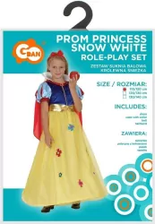 Strój dla dzieci Suknia Królewna Śnieżka r.110/120