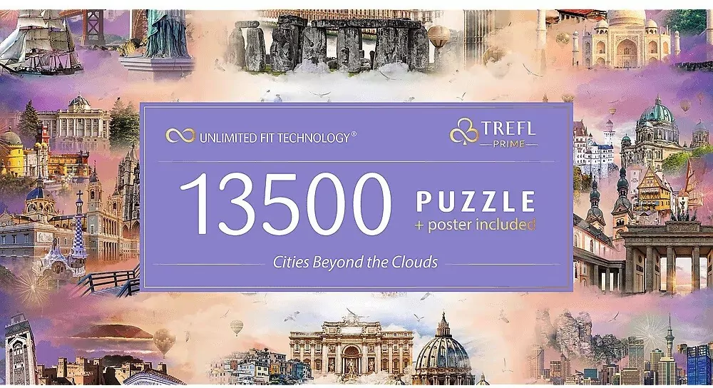 Trefl. Puzzle 13500. Cities Beyond the Clouds - tantis.pl