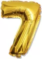 Balon foliowy. "Cyfra 7", złota, 92 cm - tantis.pl