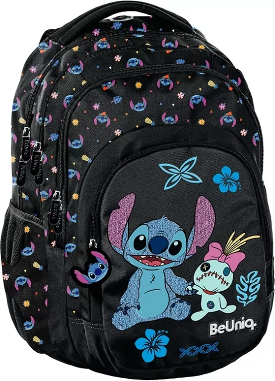Plecak 3-komorowy młodzieżowy Stitch BeUniq DS26MM-2706 - tantis.pl