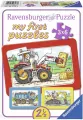 Ravensburger. Puzzle 3x6 elementów. Pojazdy - tantis.pl