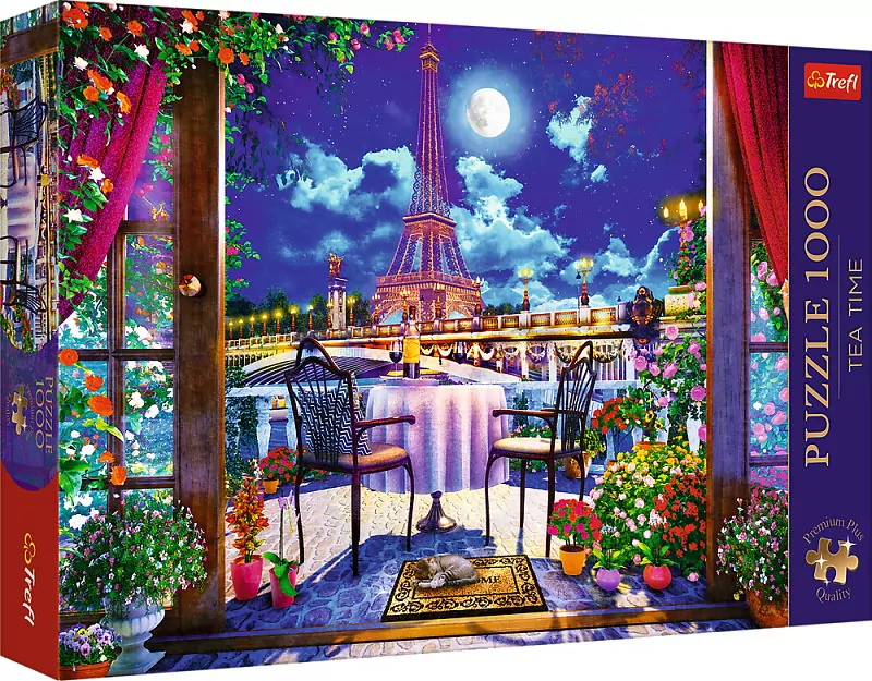 Trefl. Puzzle 1000. Paryż w blasku księżyca - tantis.pl