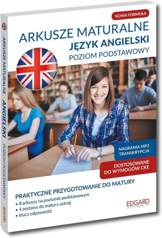 Język angielski. Arkusze maturalne. Poziom podstawowy - tantis.pl