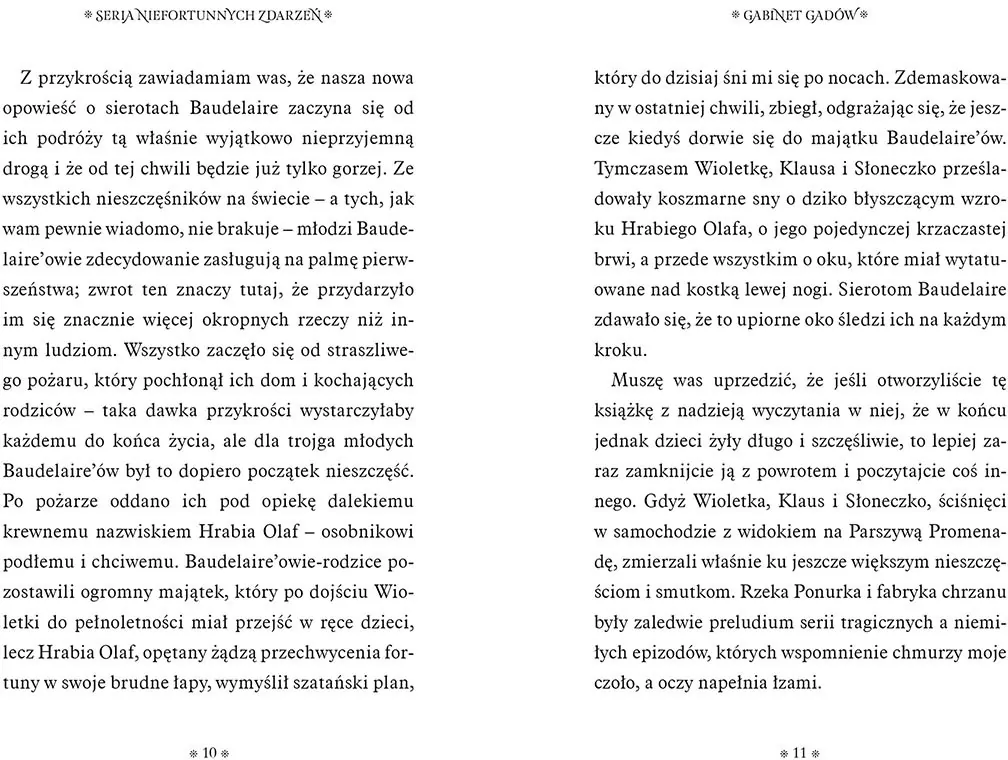 Gabinet gadów. Seria niefortunnych zdarzeń. Tom 2 - tantis.pl