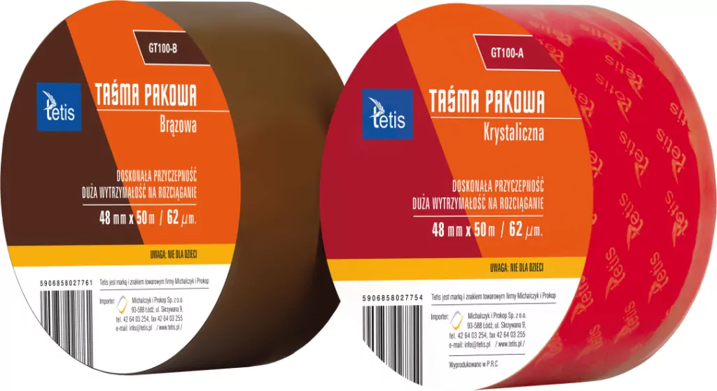 Taśma pakowa brązowa 48mmx50m - tantis.pl