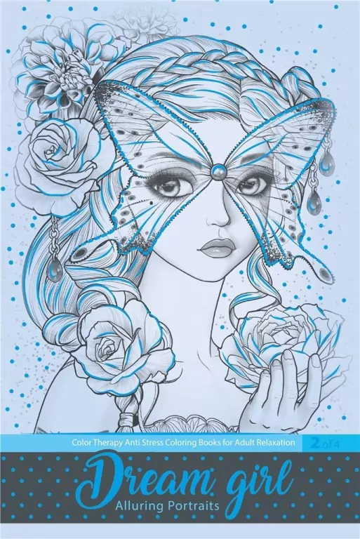 Kolorowanka antystresowa A4 20 niebieski - tantis.pl