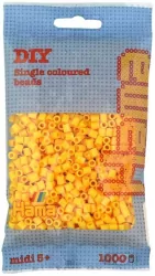 Koraliki Midi w woreczku 1000el żółte