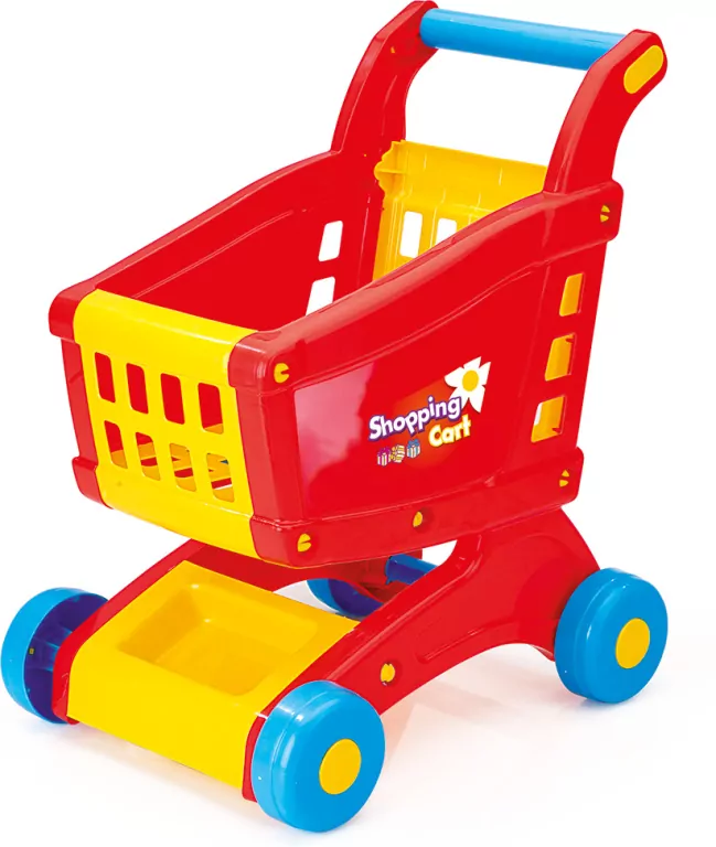 DOLU wózek sklepowy czerwono-żółty 7058 70586 - tantis.pl