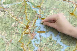 Mapa zdrapka. Bieszczady 1:75 000