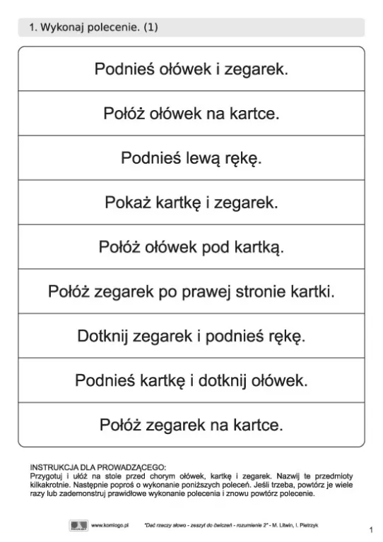 Dać rzeczy słowo. Zeszyt do ćwiczeń. Rozumienie. Poziom 2 - tantis.pl