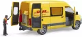 Mercedes Sprinter DHL z figurką i akcesoriami - tantis.pl