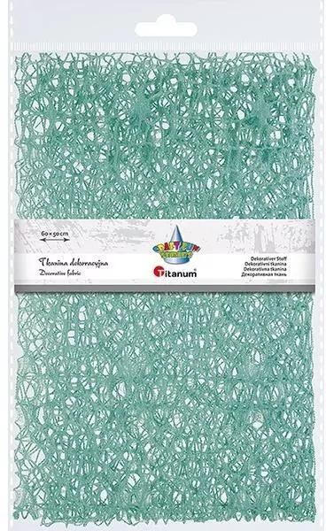 Tkanina dekoracyjna zielona 60x50cm - tantis.pl