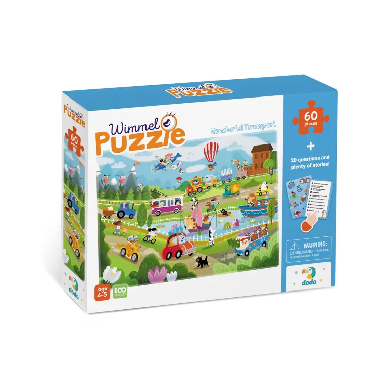 Puzzle 60. Wspaniały transport - tantis.pl