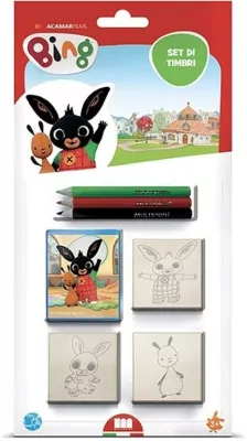 Pieczątki Bing. 3 sztuki