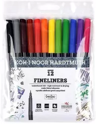 Cienkopisy. 12 kolorów