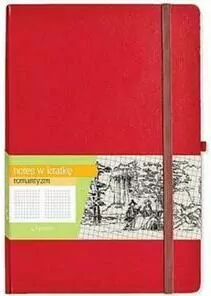 Notes A6 linia. Romantyzm. Czerwony - tantis.pl