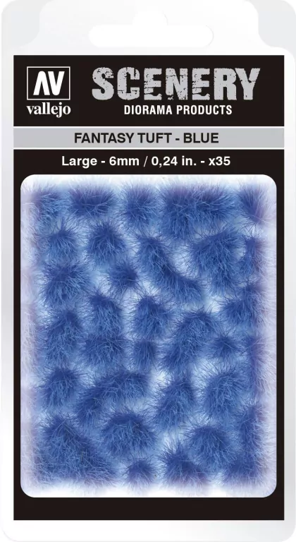 Vallejo: SC434 - Scenery - Fantasy Tuft - Blue (6 mm x 35) - tantis.pl