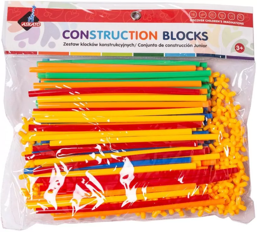 Klocki słomki 200 elementów - tantis.pl