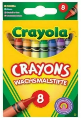 Kredki świecowe 8 kolorów CRAYOLA