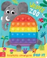 Wesołe zoo. Książeczka sensoryczna z POP IT - tantis.pl